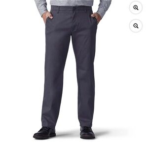 Lee Extreme Comfort MVP Straight Fit Dress Pants Charcoal Sz 32X32